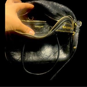 Black Vintage Balenciaga Purse.